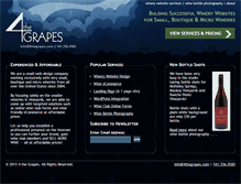 Tablet Screenshot of 4thegrapes.com